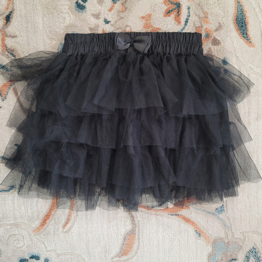 Hot Topic Black Bubble Mini Skirt